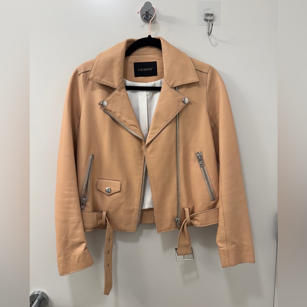 Real Fur Biker Jacket
